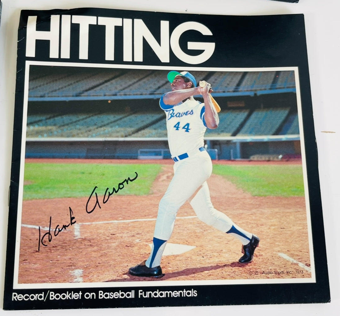HITTING Record/Booklet on Baseball Fundamentals Collectible!