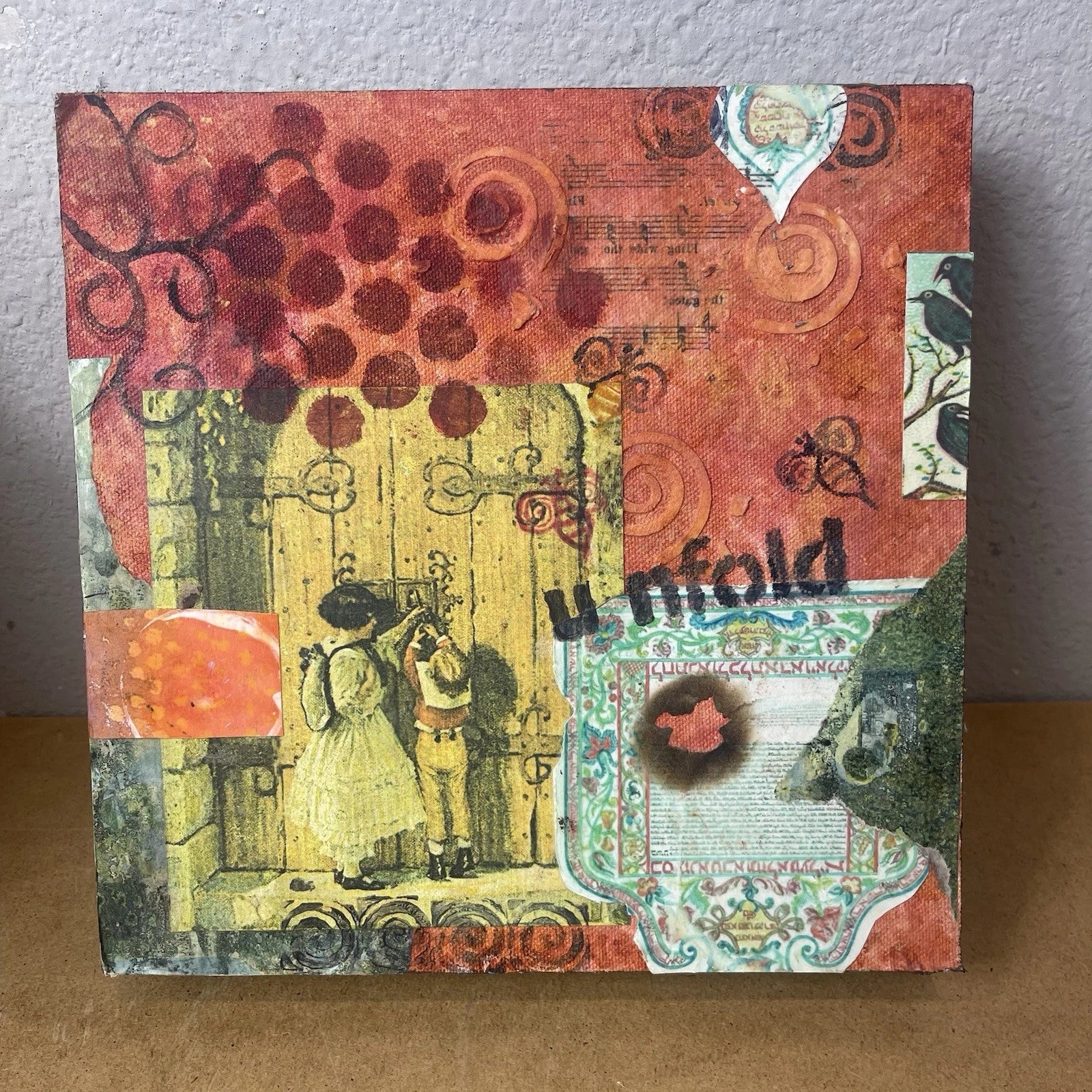 Abstract and Mixed Media Artwork Home Office Accent Living Decor Wall Art