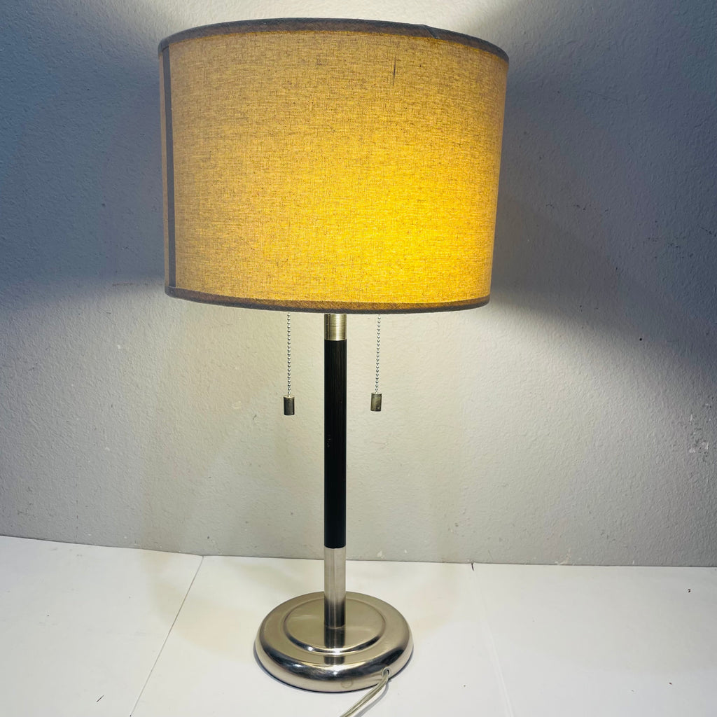 Table Lamp with Beige Shade *Works Great*