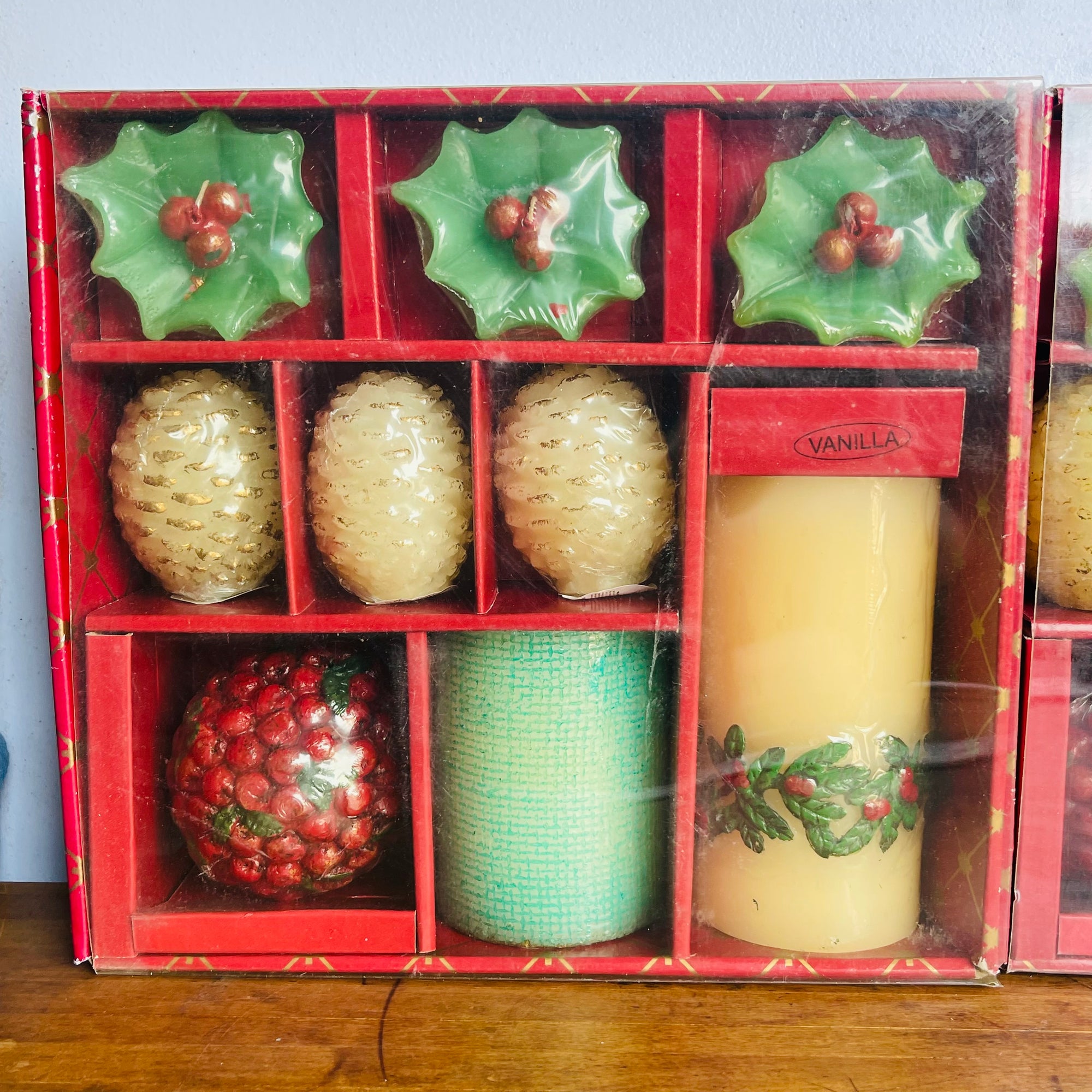 Set of 2 packs -Xmas Candles