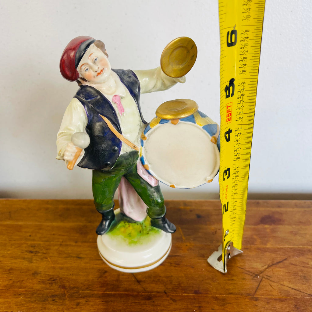 Vintage Drummer Boy Porcelain Figurine