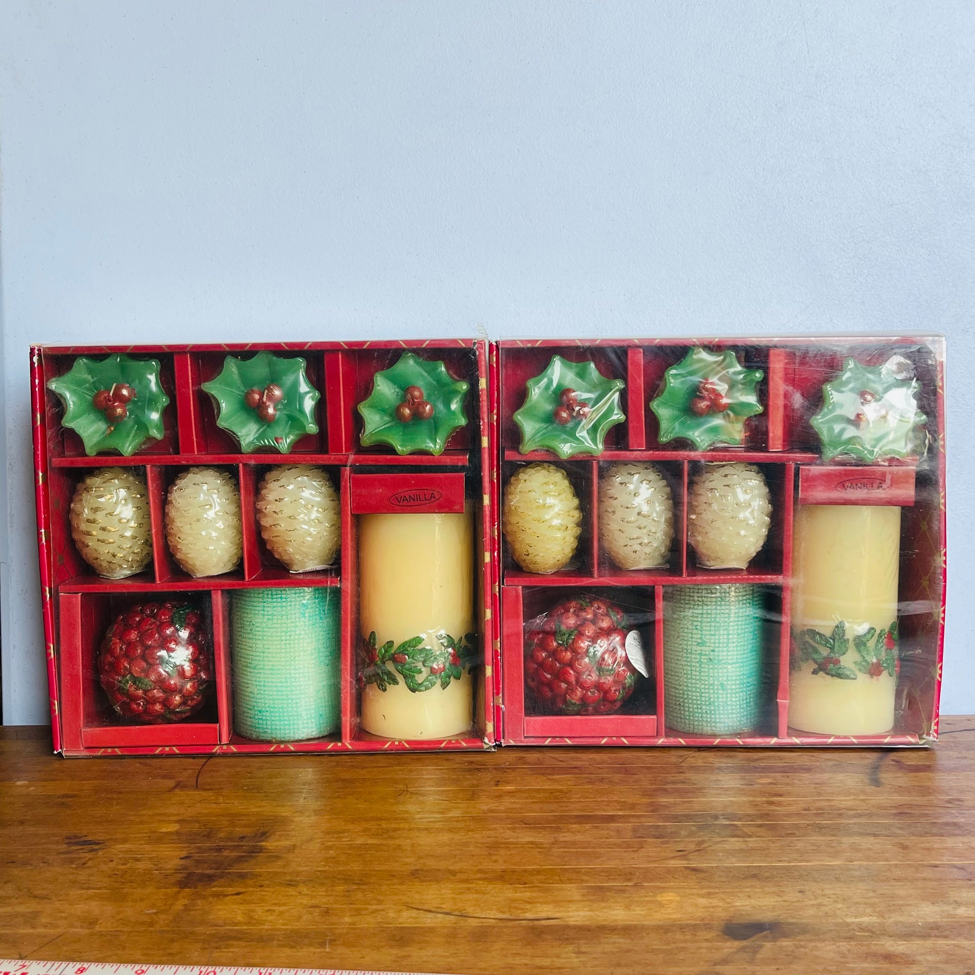 Set of 2 packs -Xmas Candles