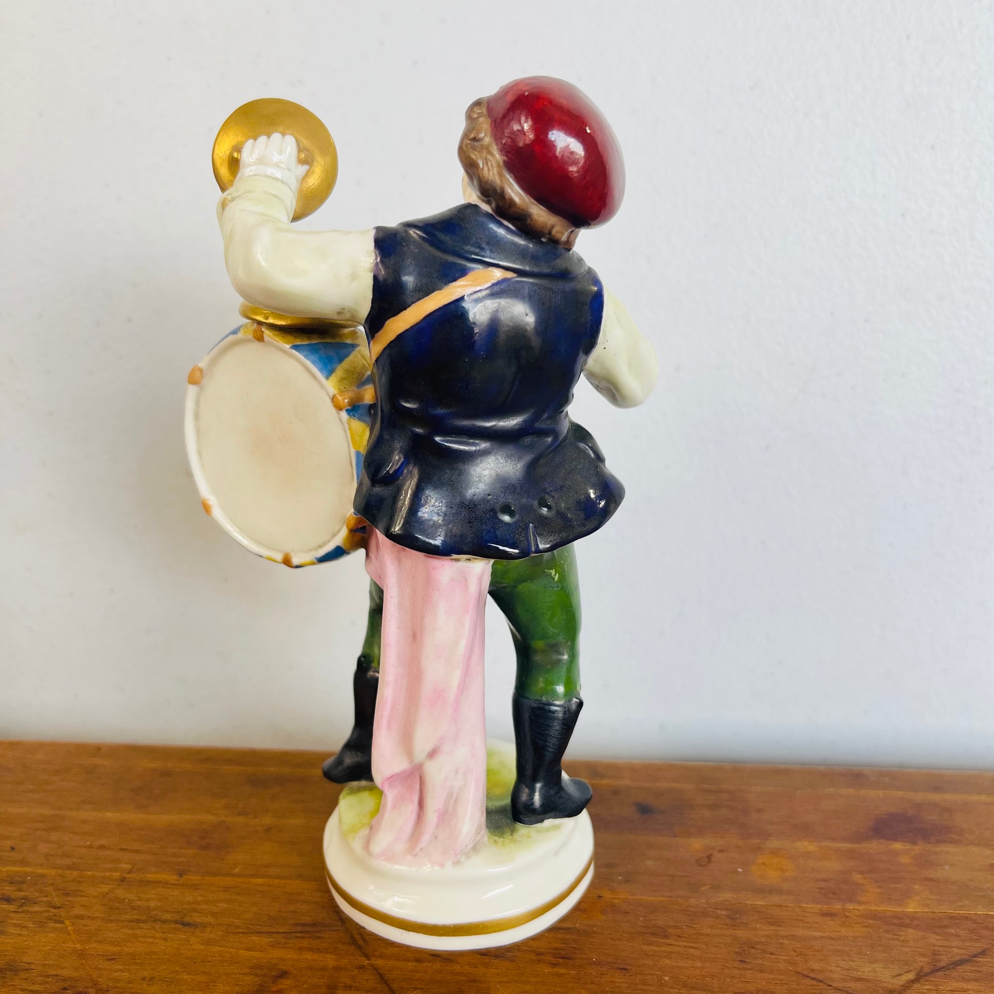 Vintage Drummer Boy Porcelain Figurine