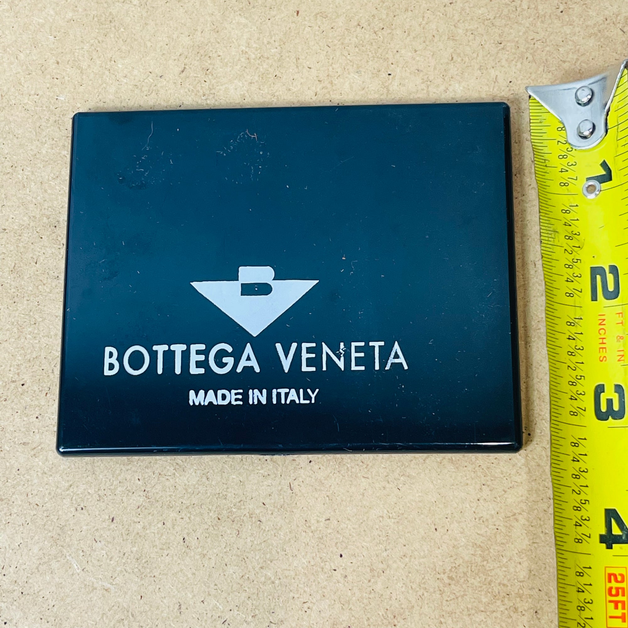Bottega Veneta Italy Black Cosmetic Mirror