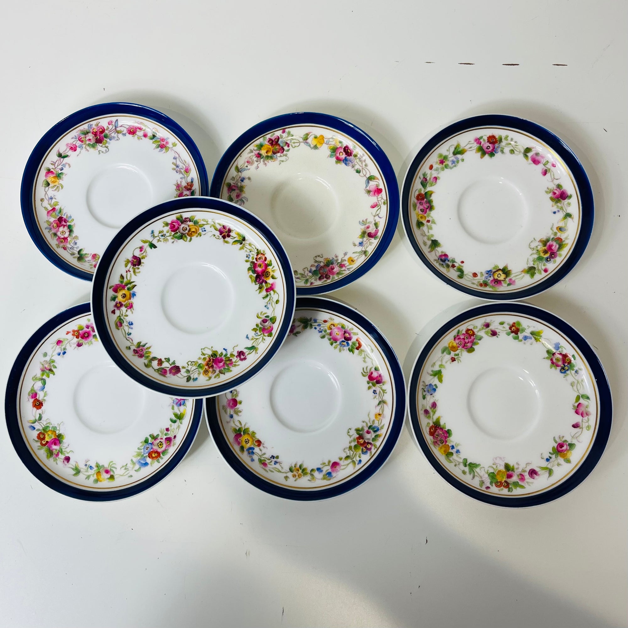 Small Royal Worcester Plates Set of 7!