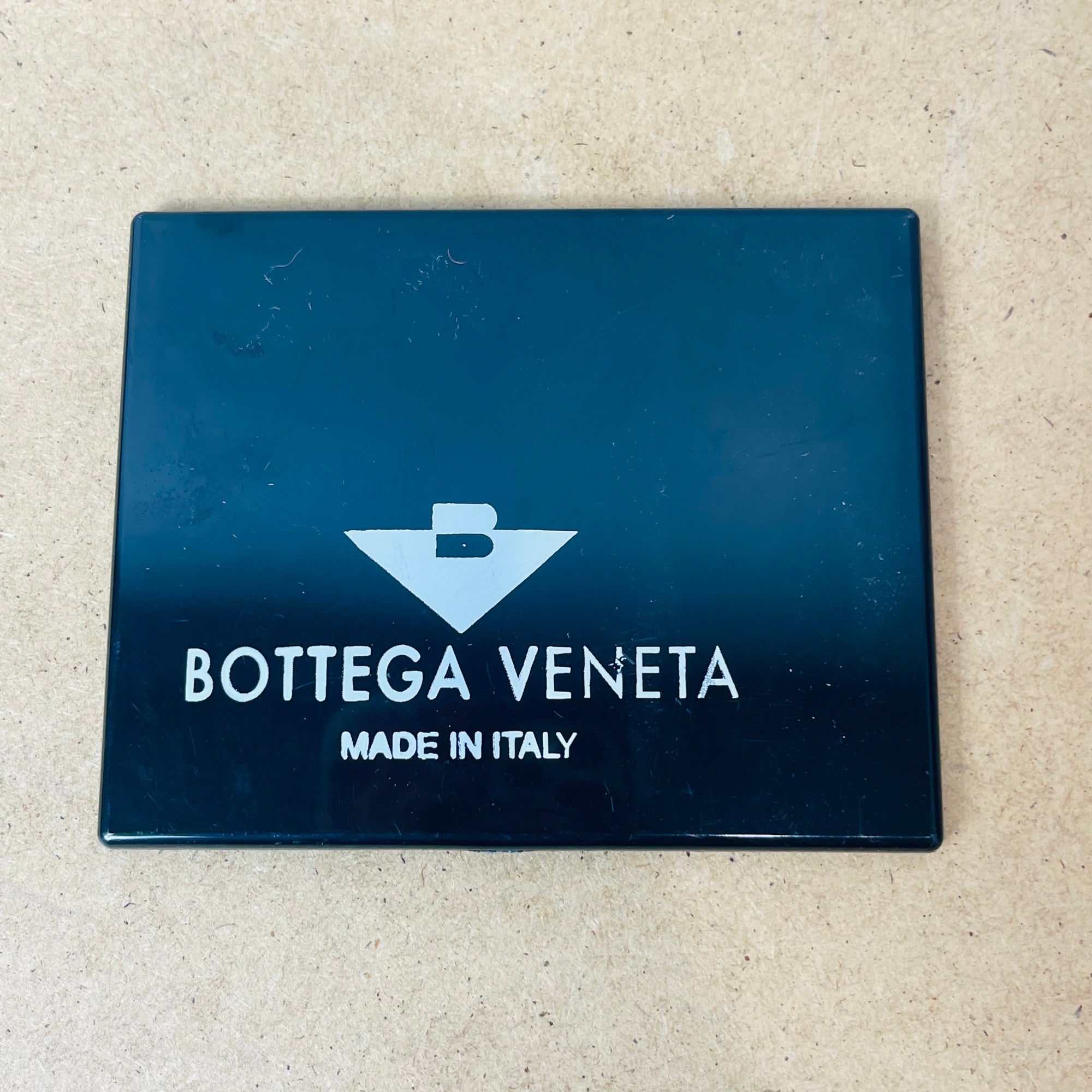 Bottega Veneta Italy Black Cosmetic Mirror