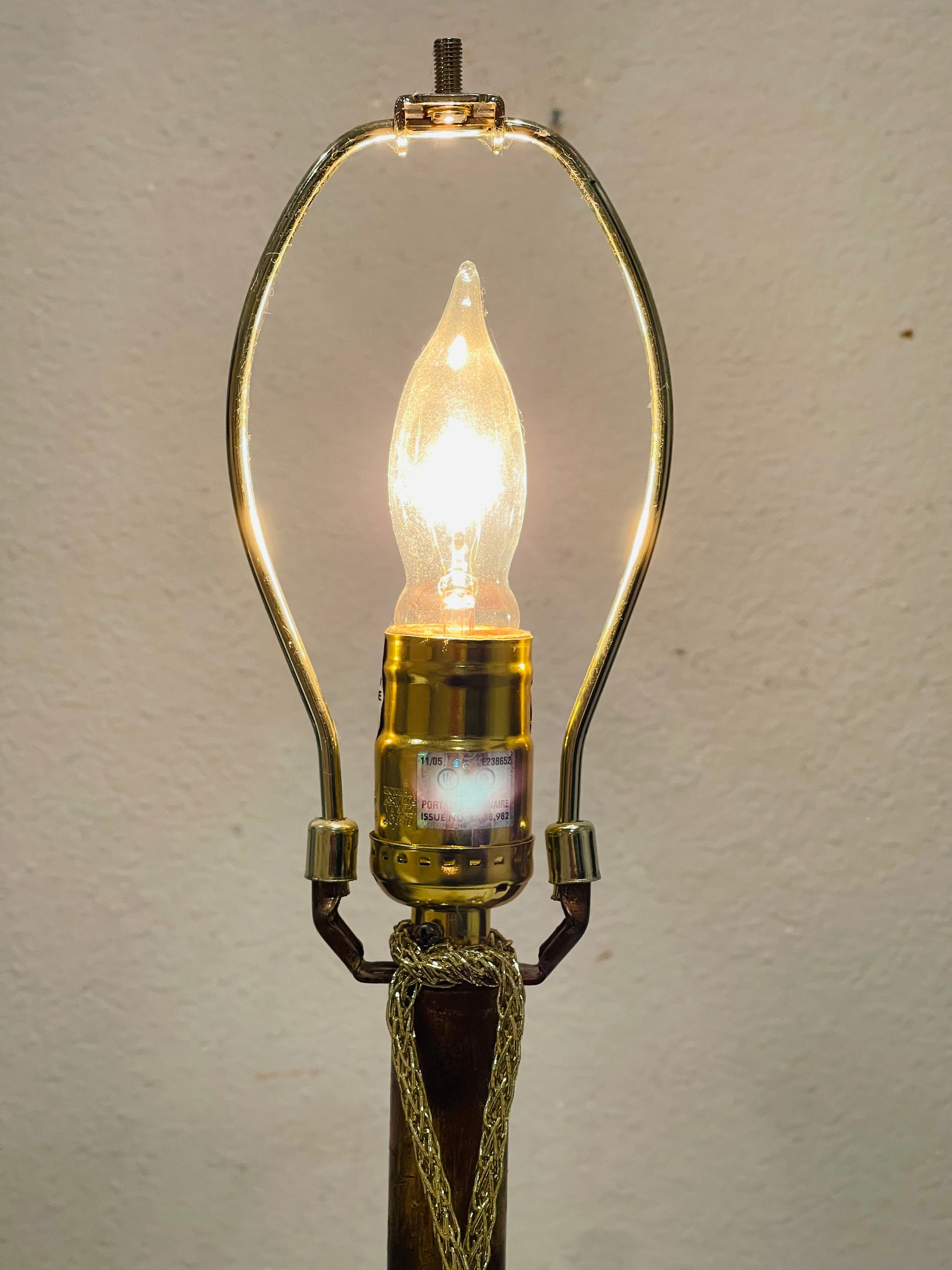 Column Style Table Lamp Accent Decor *Works Great*