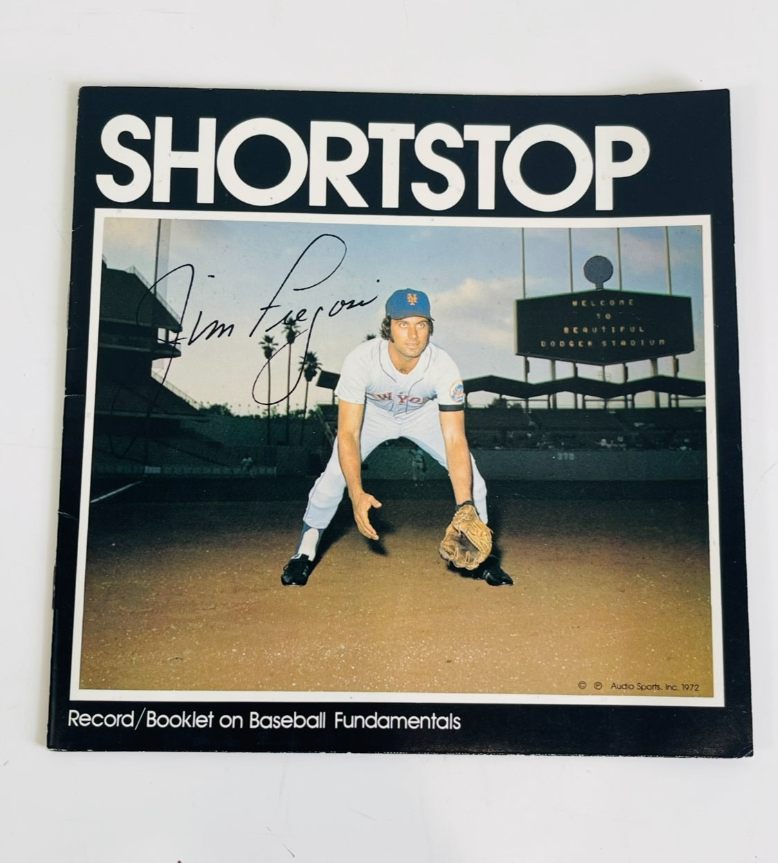 SHORTSTOP Record/Booklet on Baseball Fundamentals Collectible!