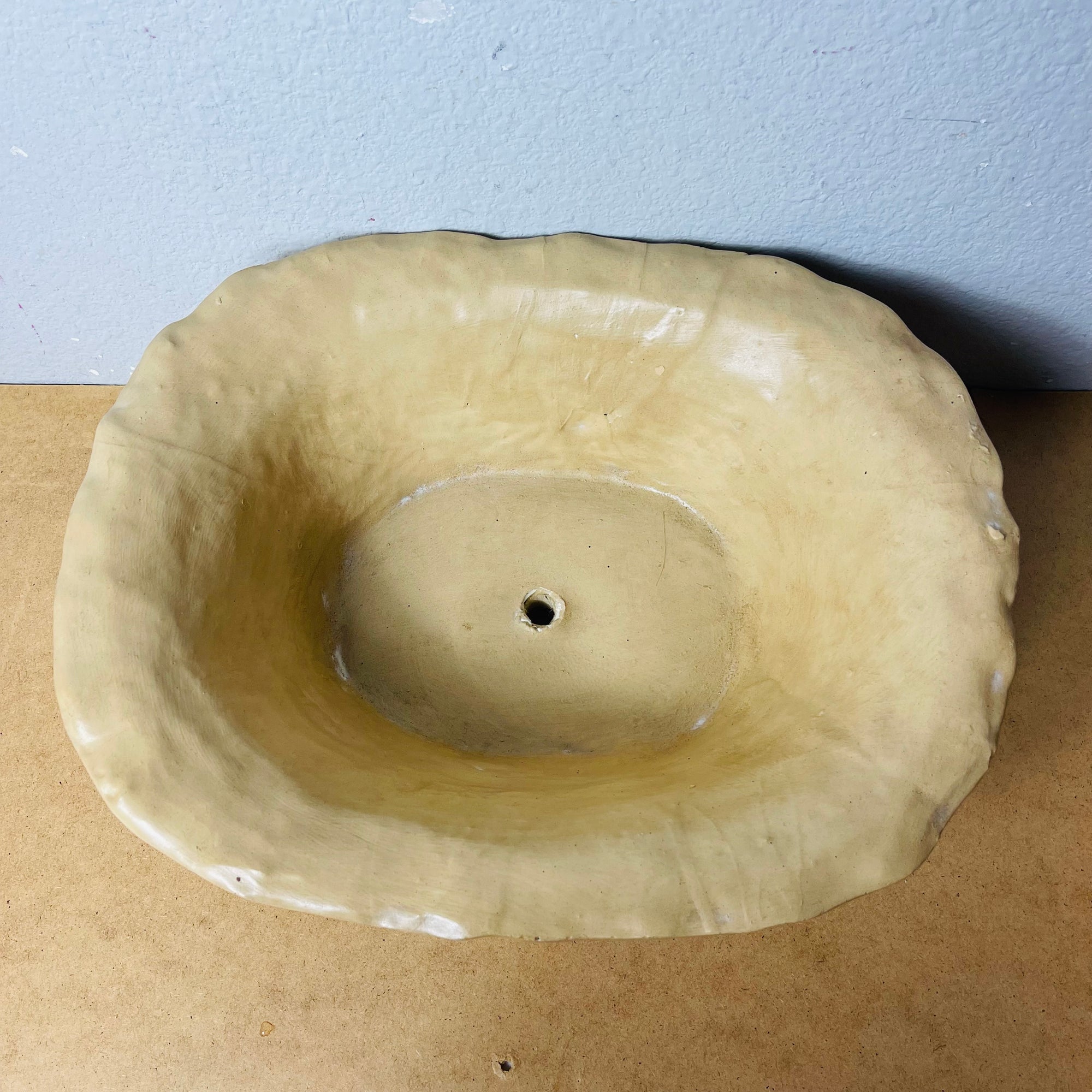 Ceramic Basket Weave Planter Bowl