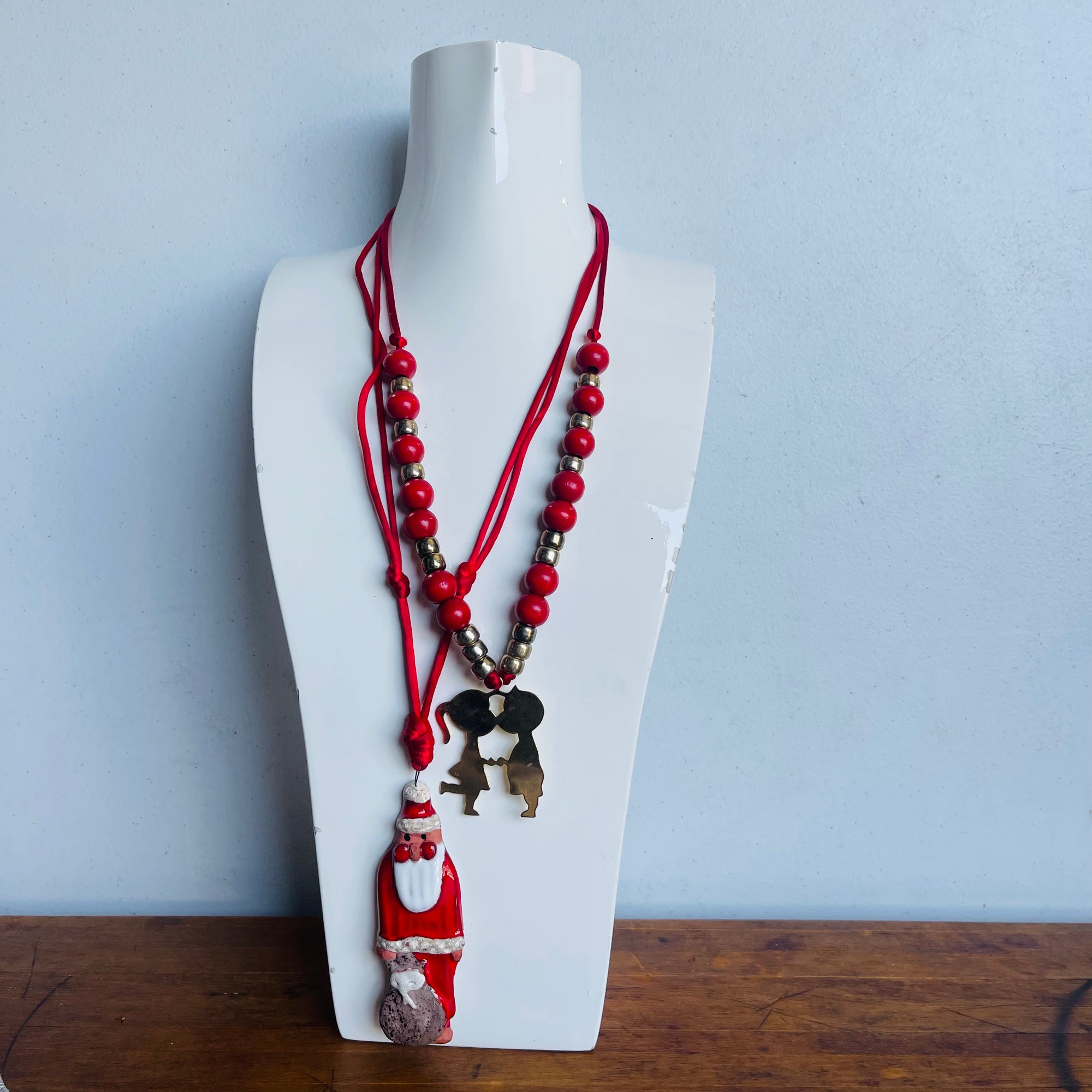 Set of 2 Seasonal Statement Necklaces