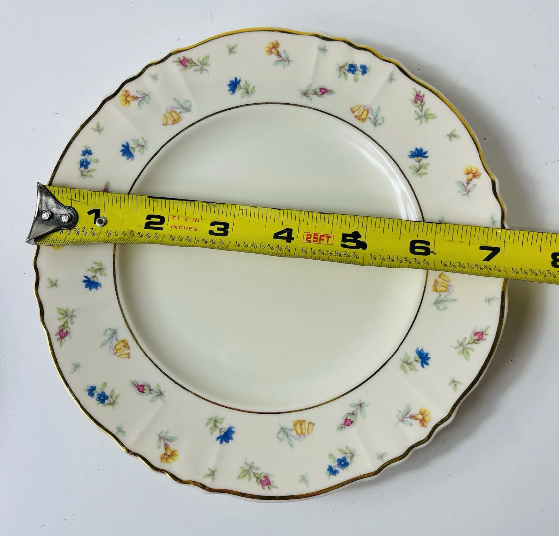 Vintage Federal Syracuse SUZANNE Bread & Butter Plate 7” Set of 5