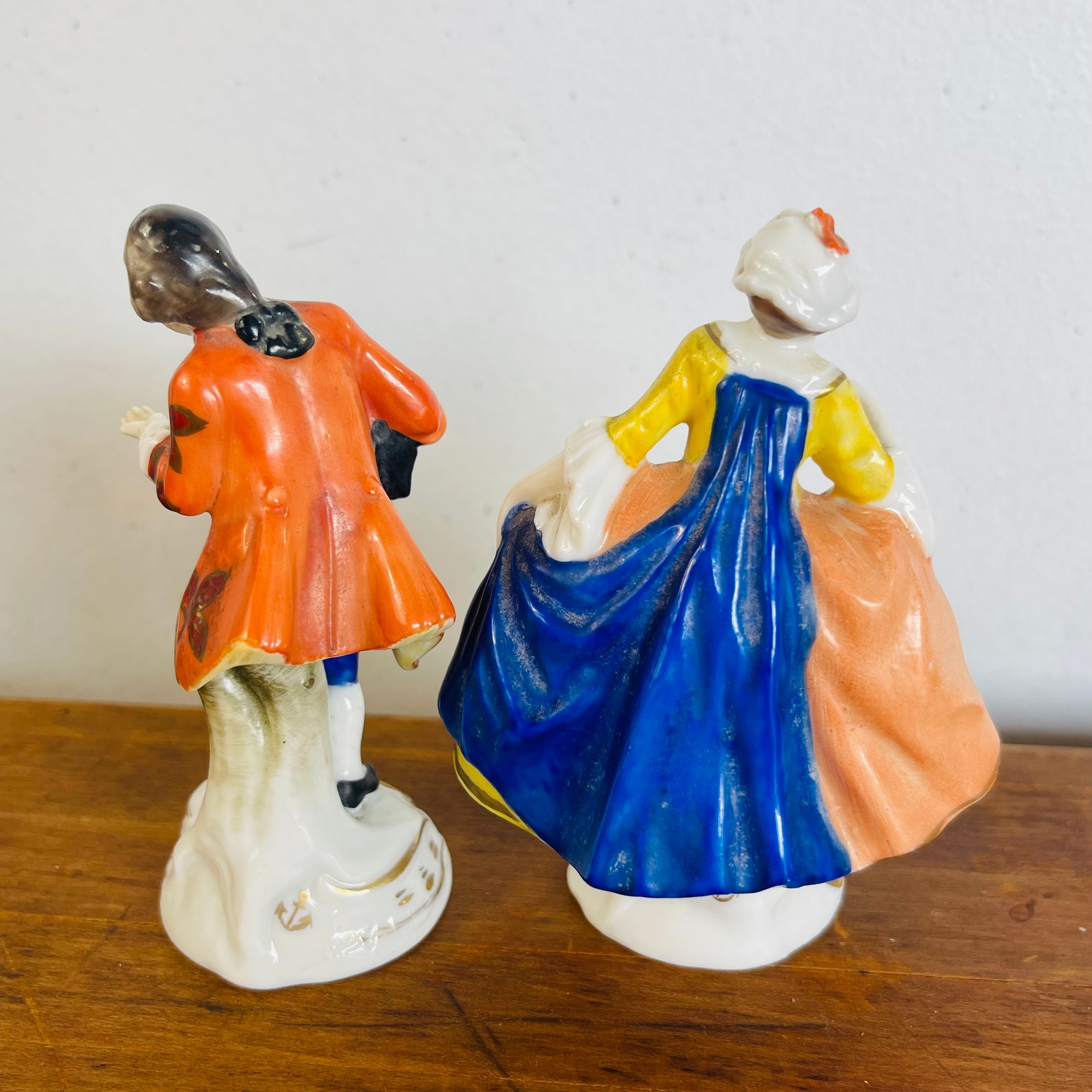Vintage Couple Dancing Porcelain Figurines Set of 2!