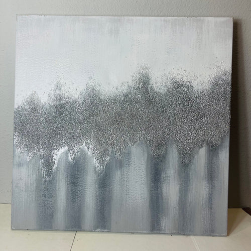 Abstract Metallic Glitter Wall Art Decor