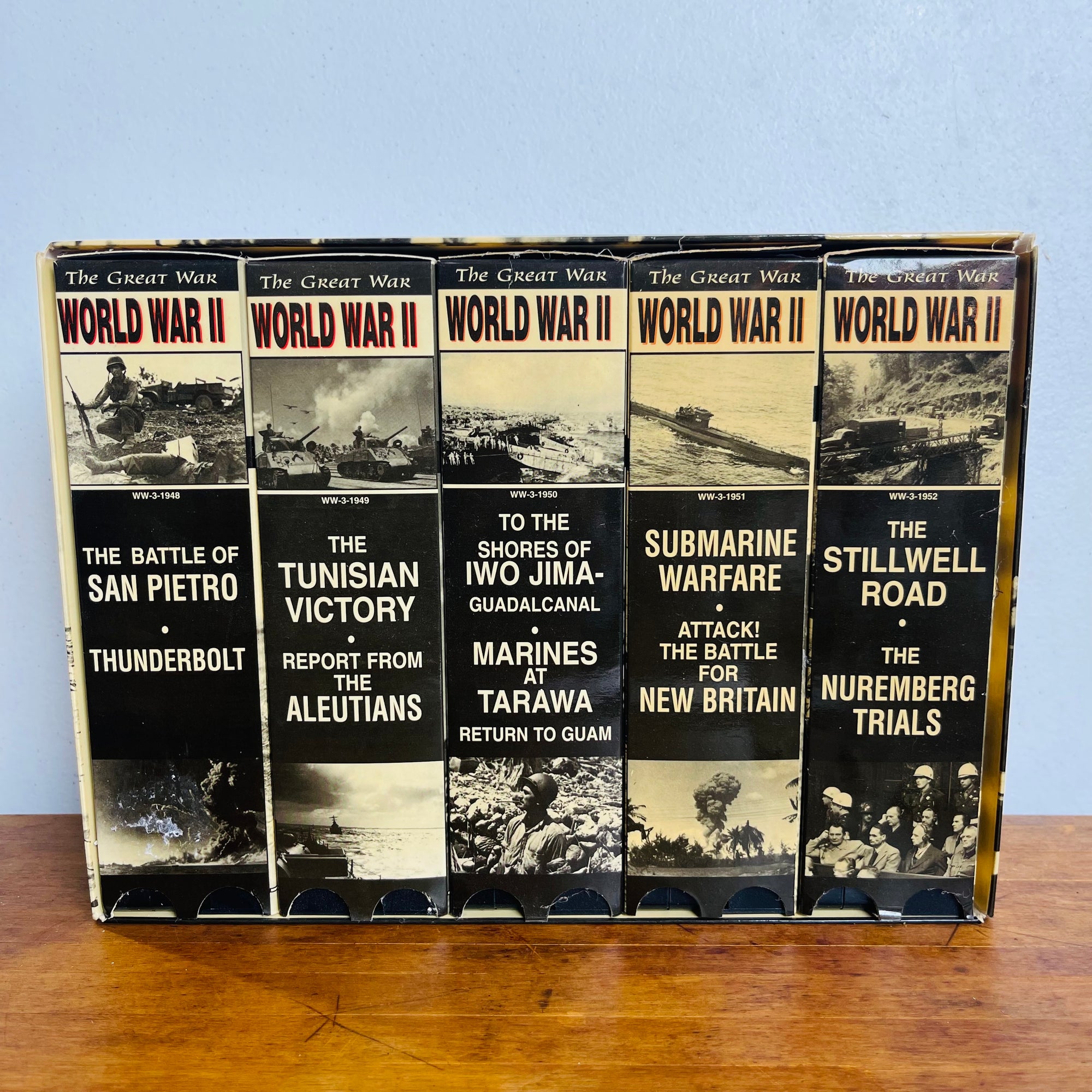 The Great War World War II" series VHS Collection