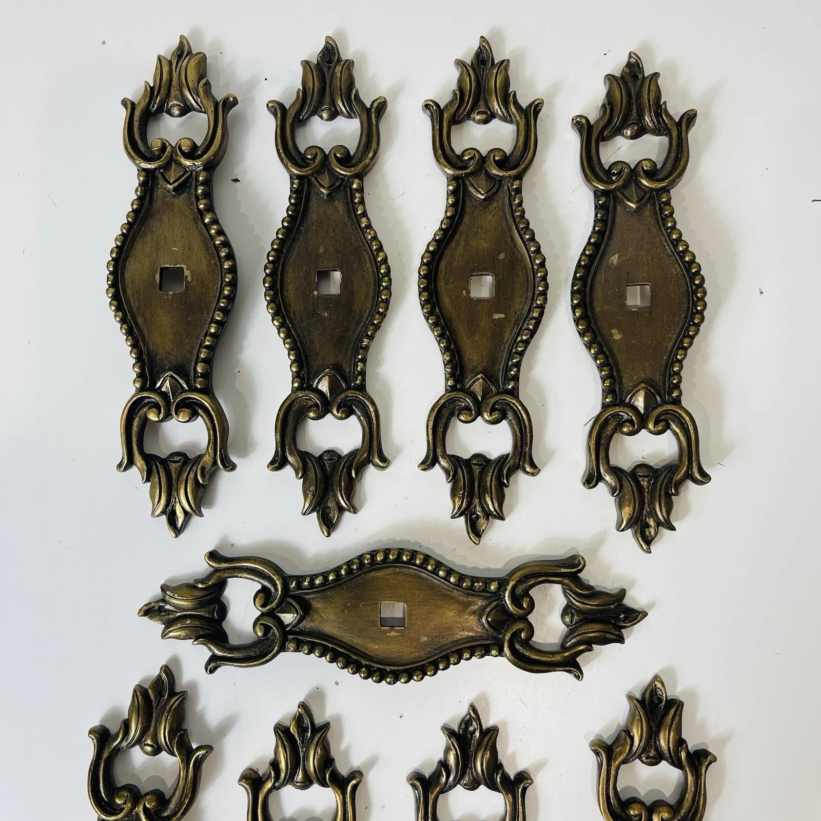 Vintage Brass Door Knob Covers (Set of 9) | Home Decor Accents for Arts & Crafts Enthusiasts