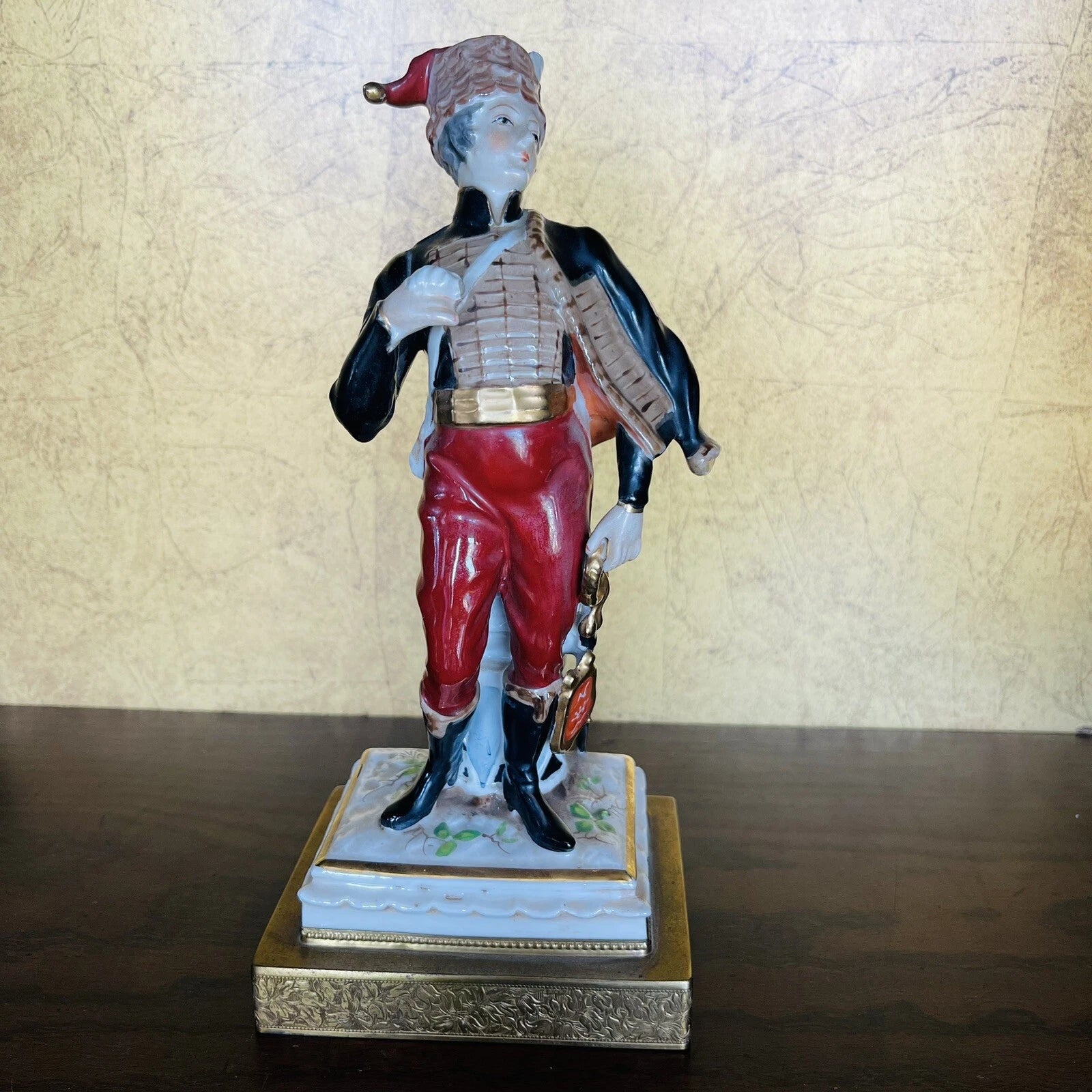 CAPODIMONTE NAPOLEON Military FIGURINE STATUE Collectible *As Is* Home DECOR 9”