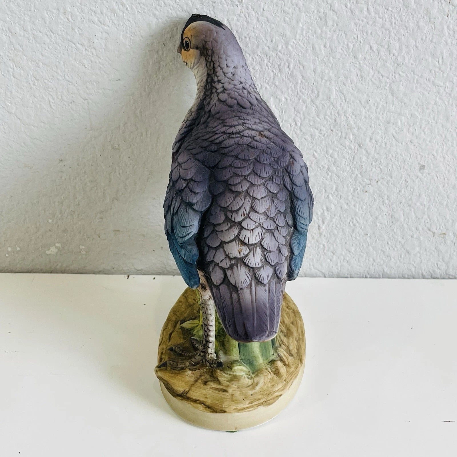 Vintage California Quail Bird Figurine Andrea By Sadek Missing Topknot Decor