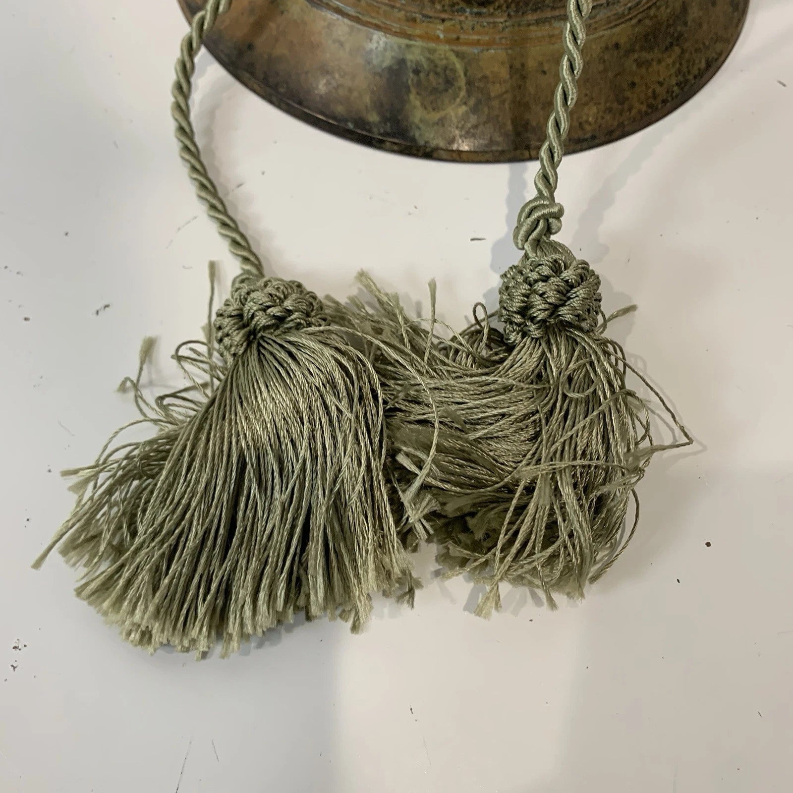 Japanese Style Tea Tin Canister Caddy With Decorative Rope