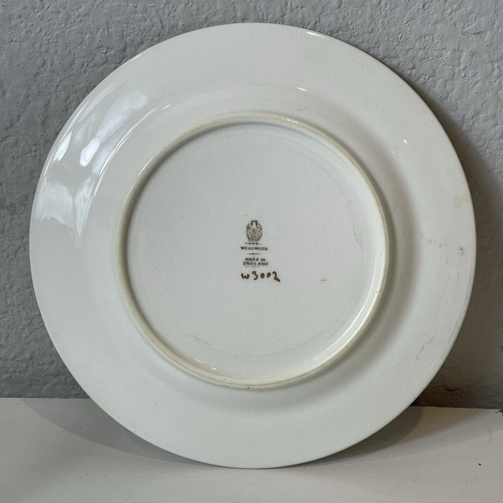 Set Of 5 Wedgewood Bone China made in England 6" bread and butter plate Gold Tri