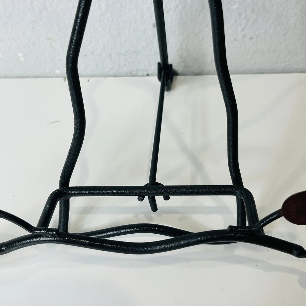 Metal Book Photo Frame Display Stand Easel Back-Brown Home Office Accent Decor