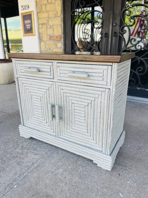 La Lune Rustic Wood Plank Sideboard Cabinet