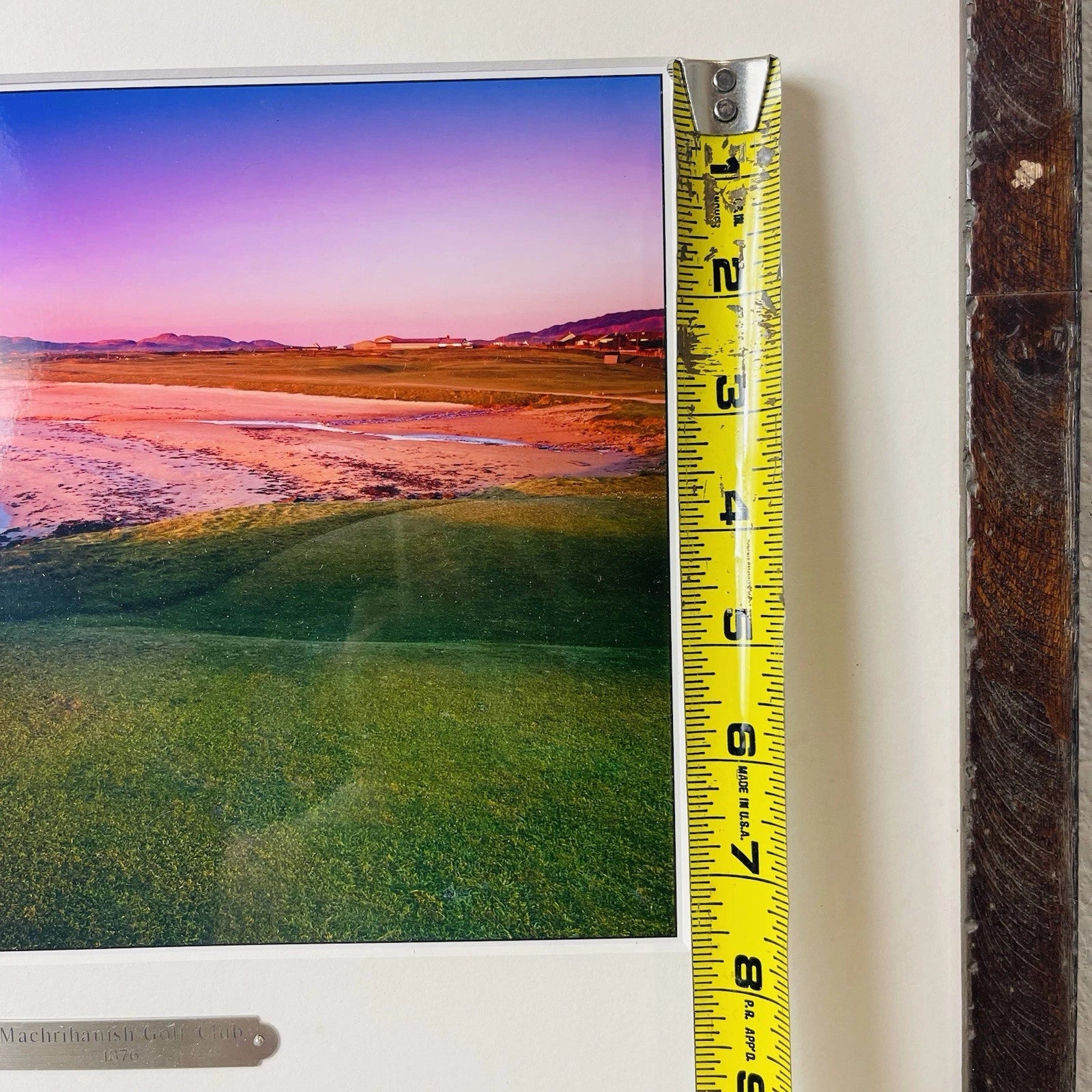 The Machrihanish Golf Club Signed Home Office Decor Accent Wall Art Crafts