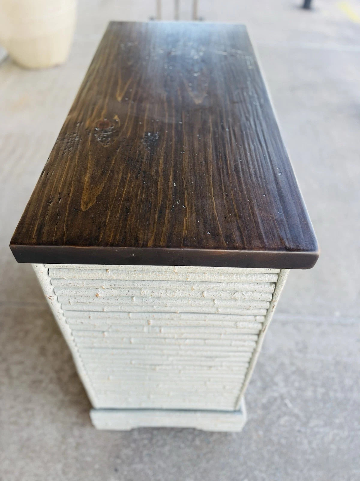 La Lune Rustic Wood Plank Sideboard Cabinet