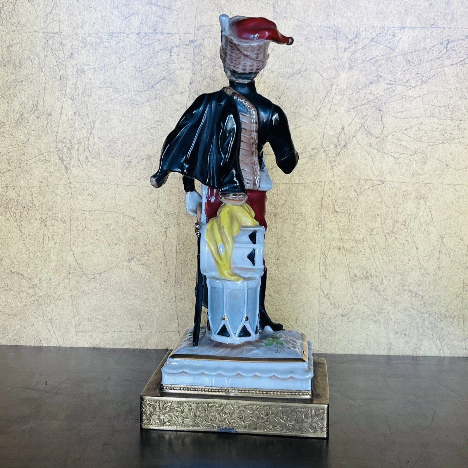 CAPODIMONTE NAPOLEON Military FIGURINE STATUE Collectible *As Is* Home DECOR 9”