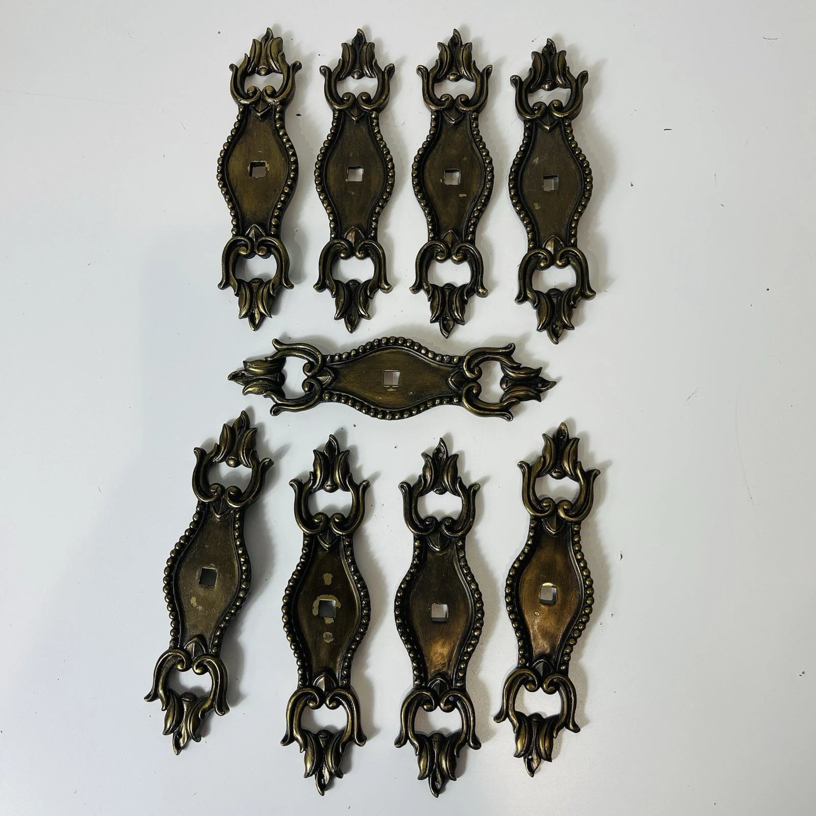 Vintage Brass Door Knob Covers (Set of 9) | Home Decor Accents for Arts & Crafts Enthusiasts