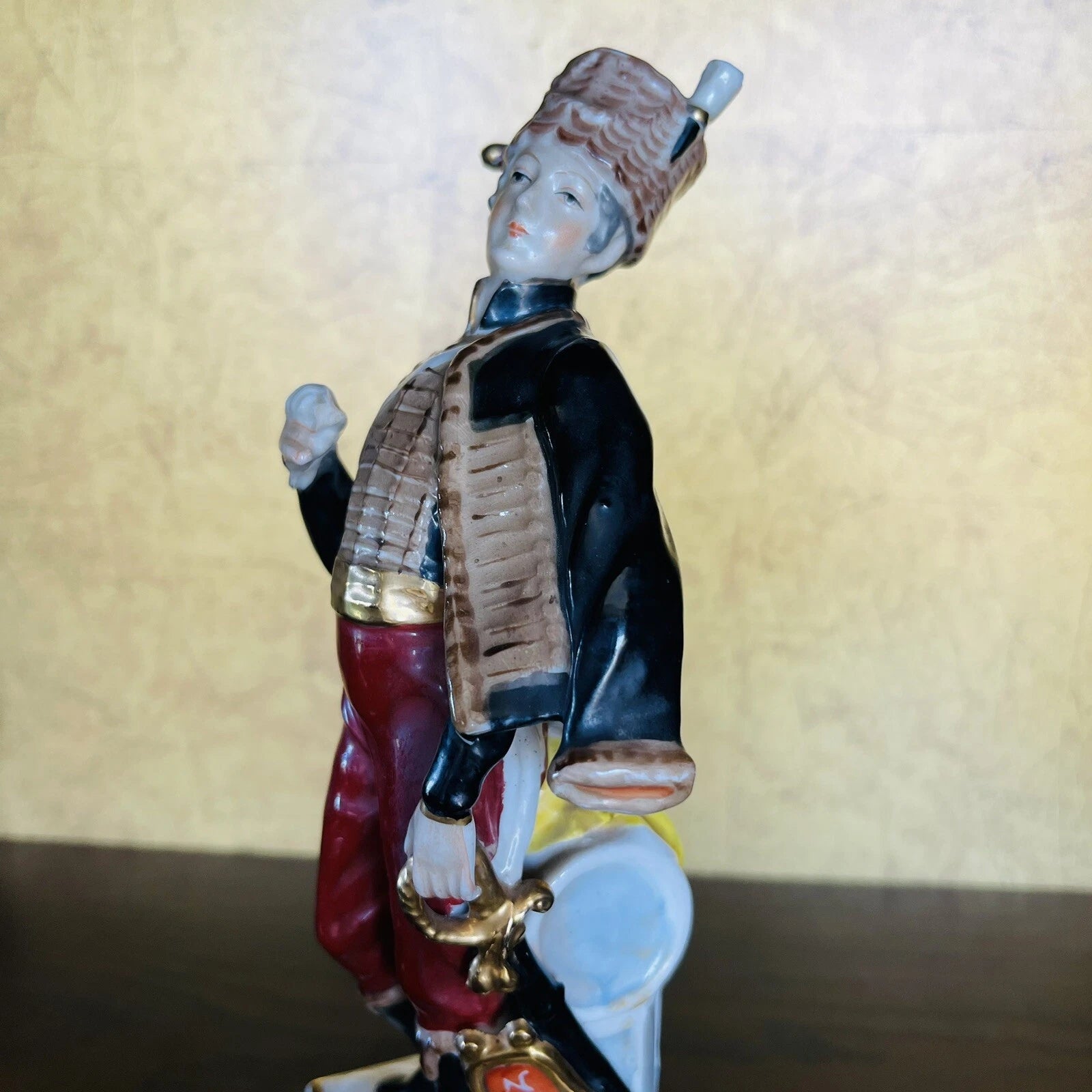 CAPODIMONTE NAPOLEON Military FIGURINE STATUE Collectible *As Is* Home DECOR 9”