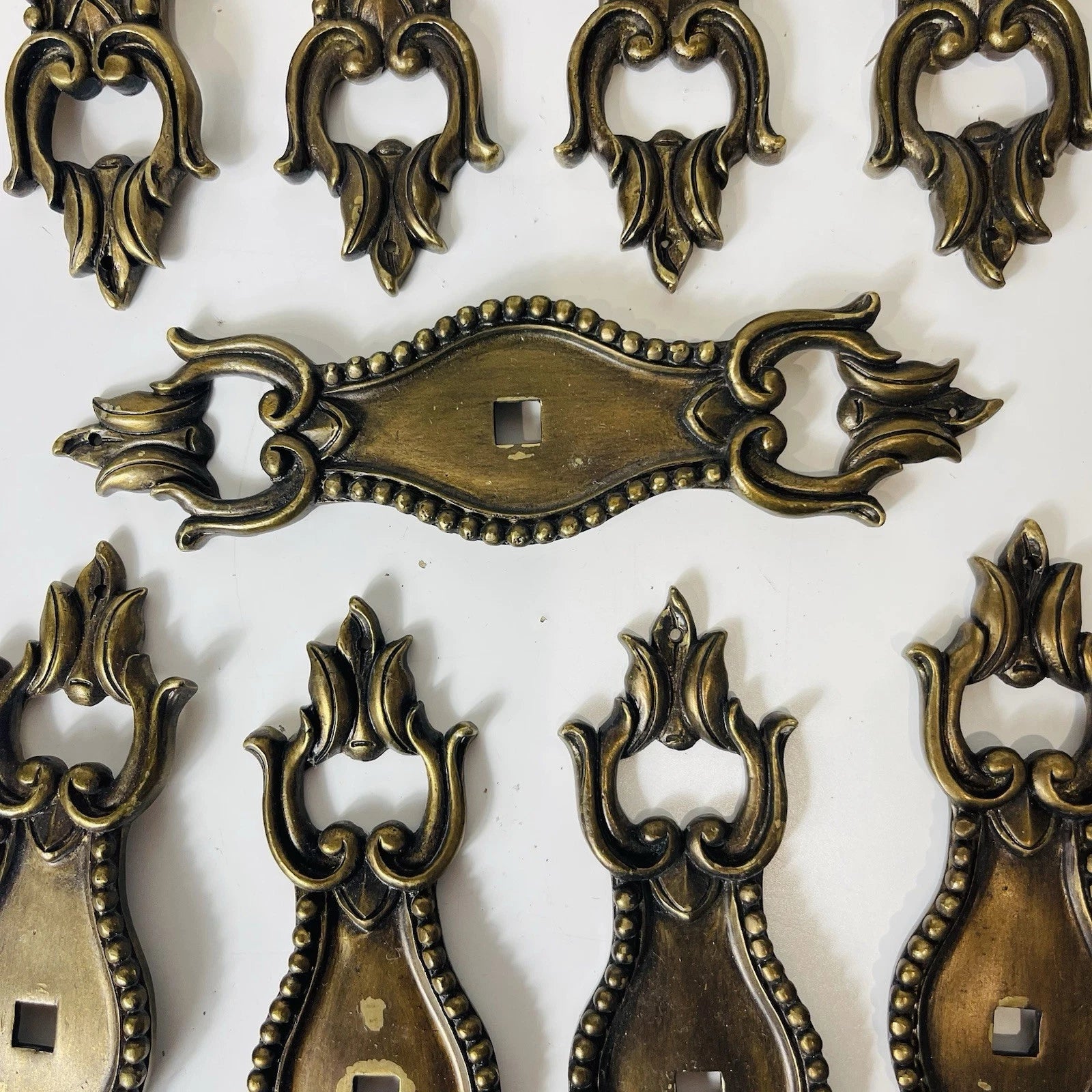 Vintage Brass Door Knob Covers (Set of 9) | Home Decor Accents for Arts & Crafts Enthusiasts