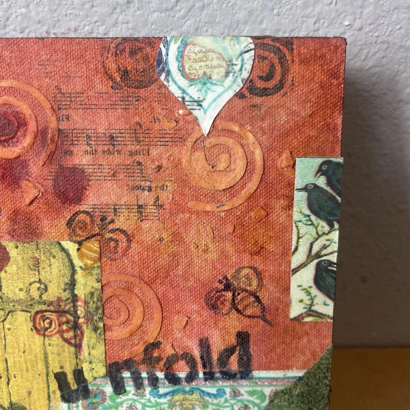 Abstract and Mixed Media Artwork Home Office Accent Living Decor Wall Art