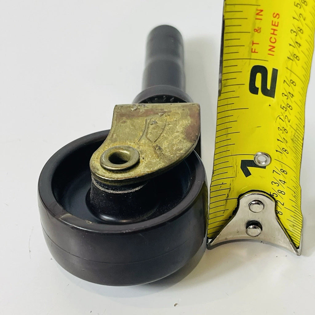 Heavy-Duty Swivel Caster Set: 3 Rubber Wheels on Stem - Mix & Match Options