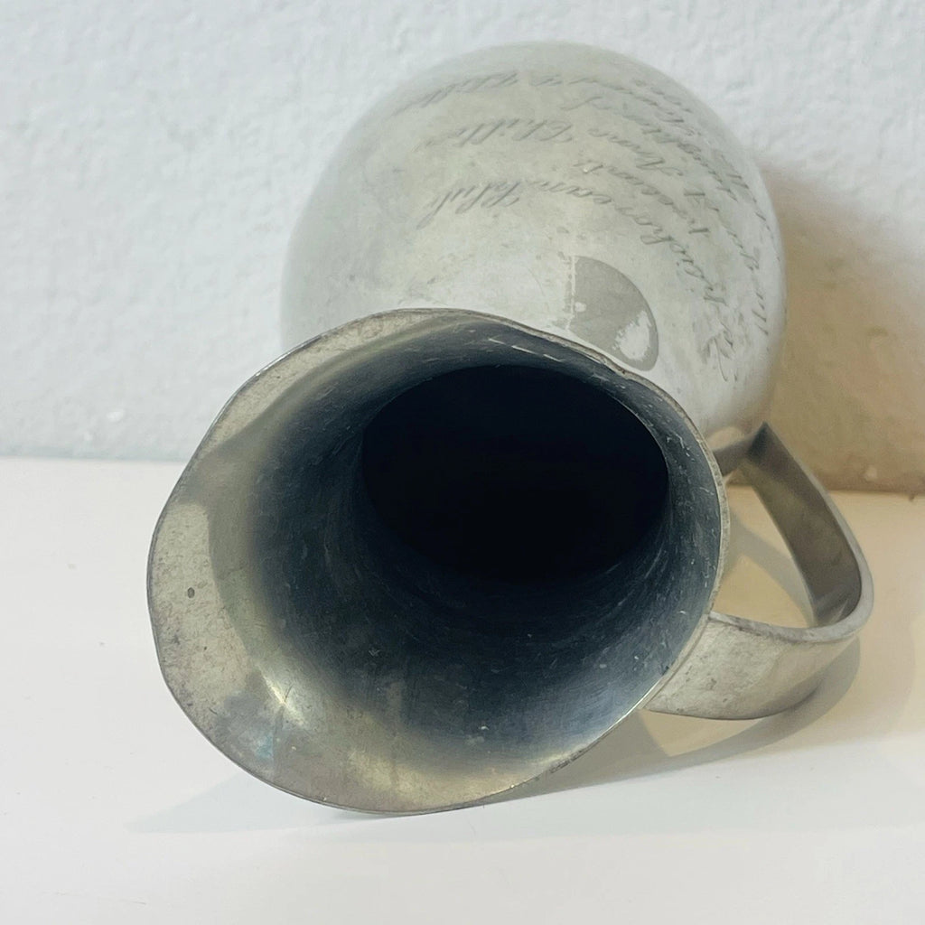 Imperfect Vintage Mid Century Royal Holland Pewter Championship Trophy 1963