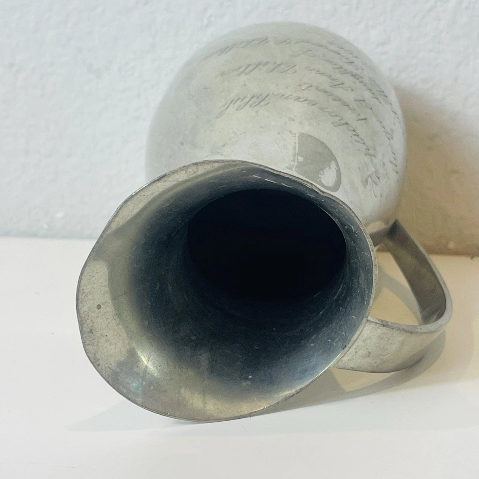 Imperfect Vintage Mid Century Royal Holland Pewter Championship Trophy 1963