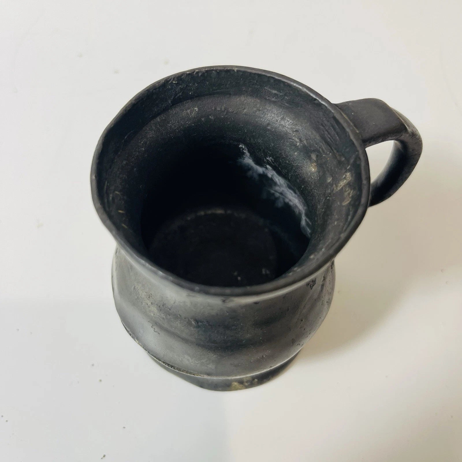 Antique Queen Victoria Suffolk Pewter Half Pint Tankard - Model 368