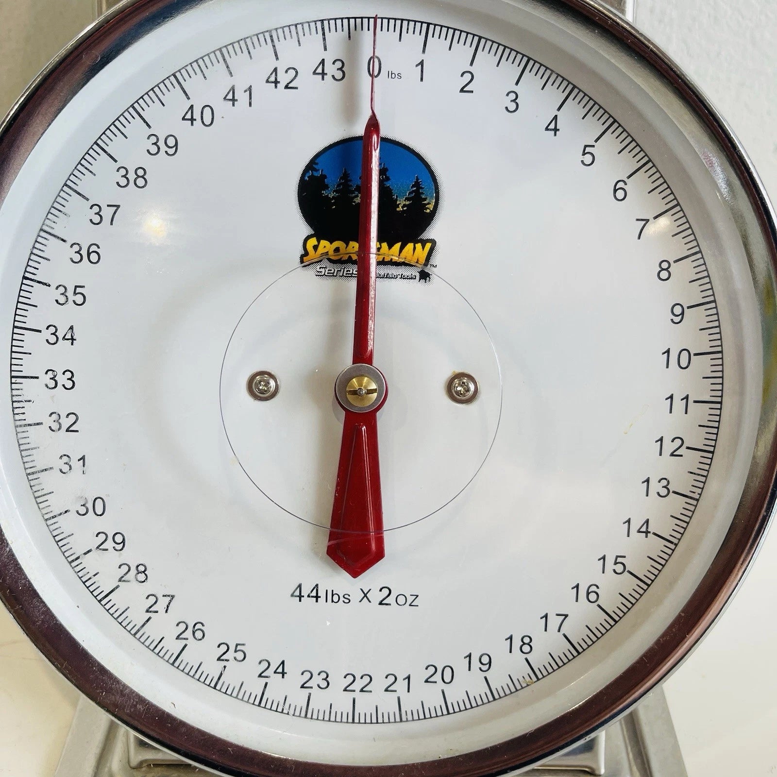 Sportsman 44 lb. Dial Platform Scale with Stainless Steel Produce Dish