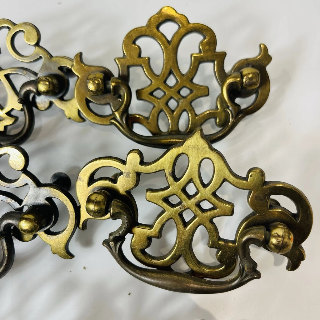 Antique-Style French Country Drawer Pulls | Intricate Metal Craftsmanship | Set of 6 | KBC Hardware