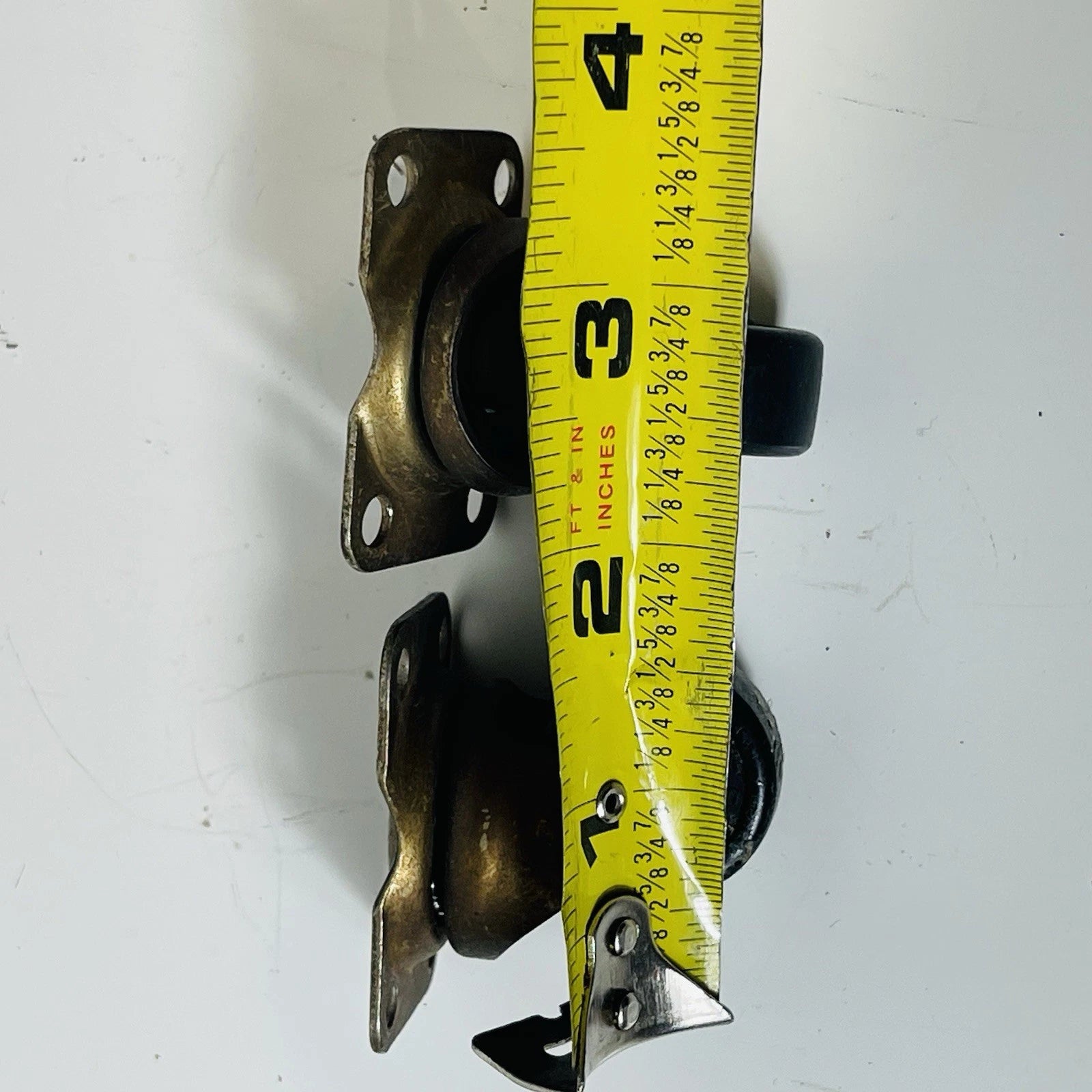 Heavy-Duty Swivel Caster Set: 3 Rubber Wheels on Stem - Mix & Match Options