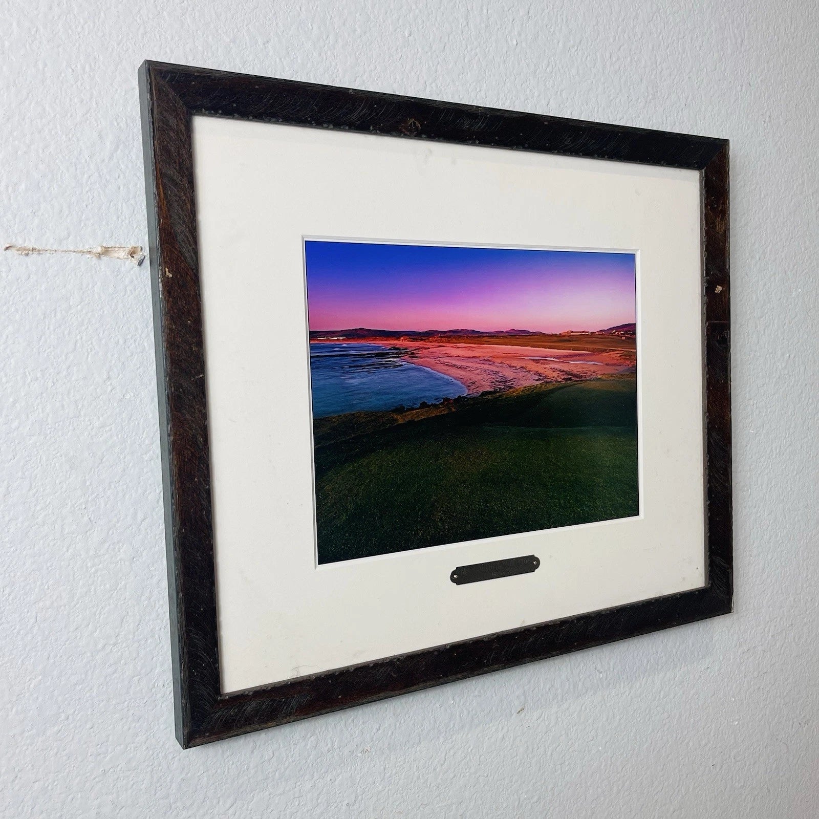 The Machrihanish Golf Club Signed Home Office Decor Accent Wall Art Crafts
