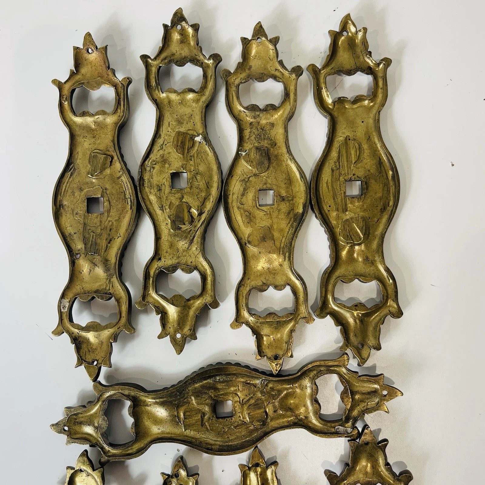 Vintage Brass Door Knob Covers (Set of 9) | Home Decor Accents for Arts & Crafts Enthusiasts