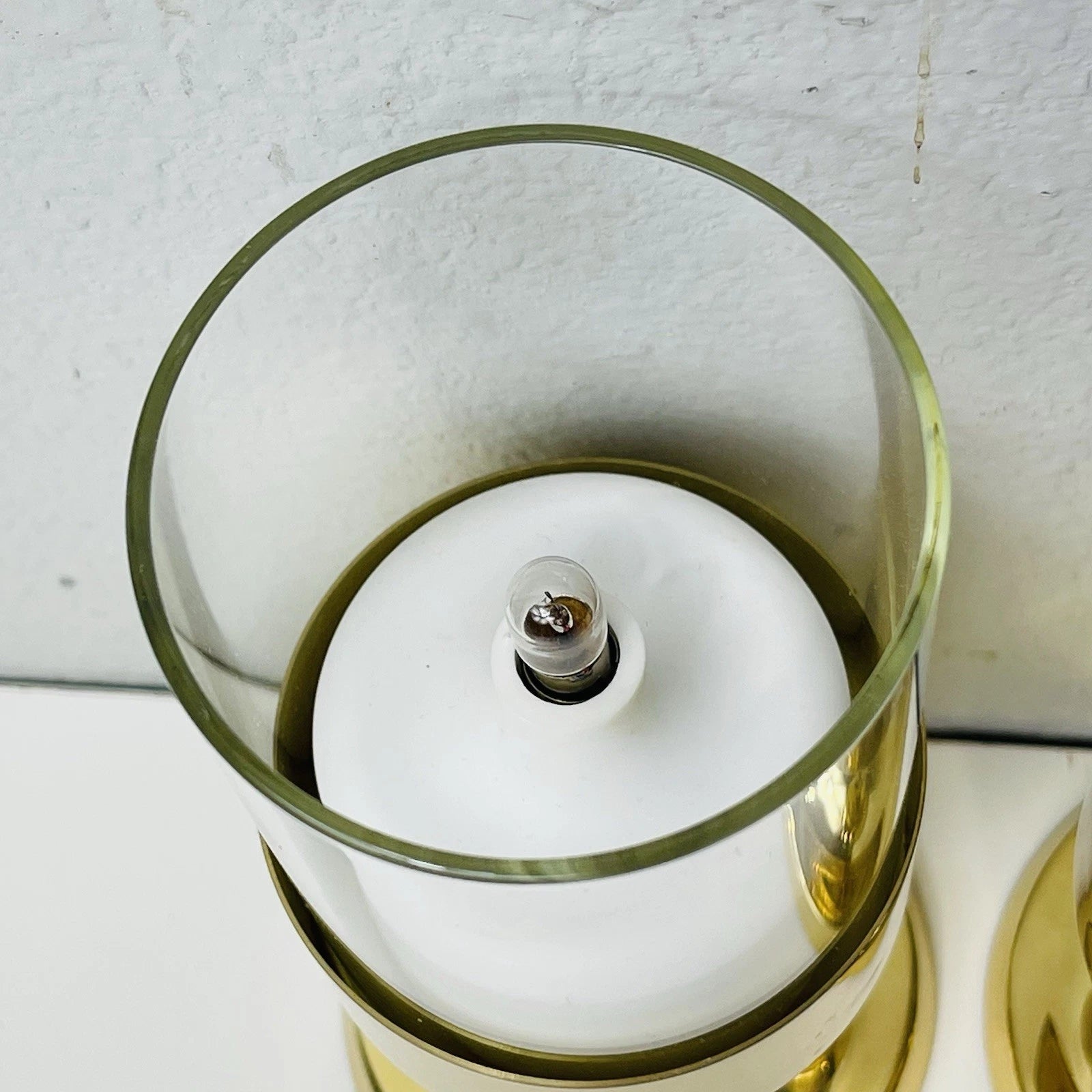 Accent Gold Glass Cup Candle Holder Wedding Party Table Event Anniversary Set 2