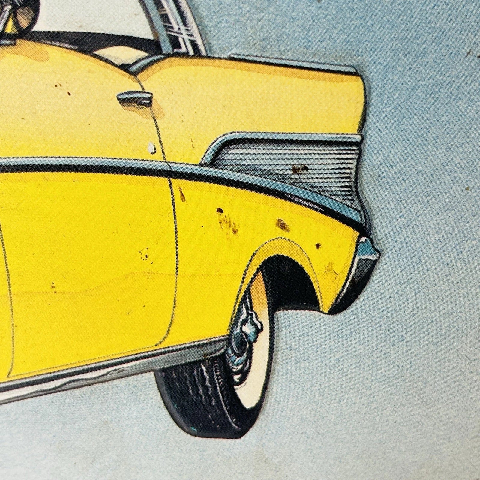 Vintage Chevy Bel Air Sports Sedan Collectible Sign