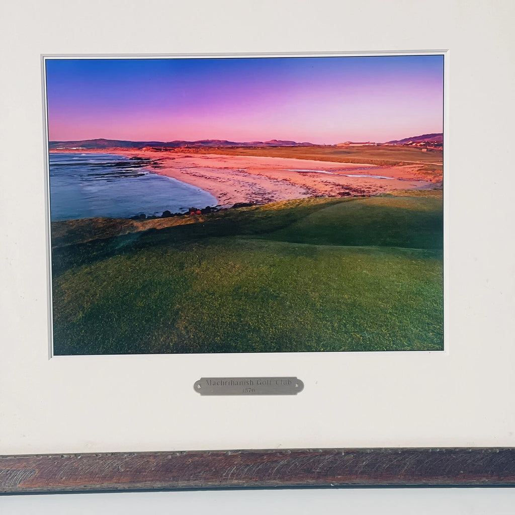 The Machrihanish Golf Club Signed Home Office Decor Accent Wall Art Crafts