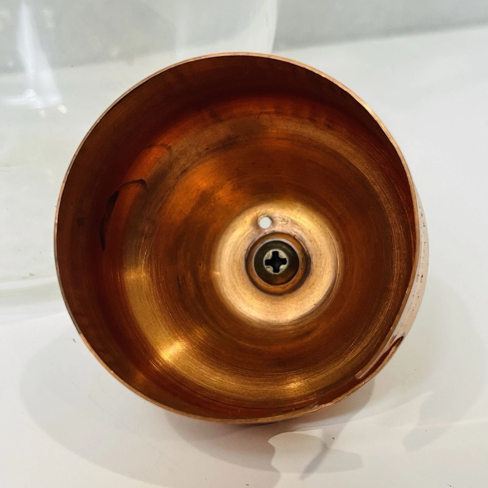 Vintage Copper & Brass Coffee/Tea Carafe with Lid – Home & Office Décor for Arts & Crafts Enthusiasts
