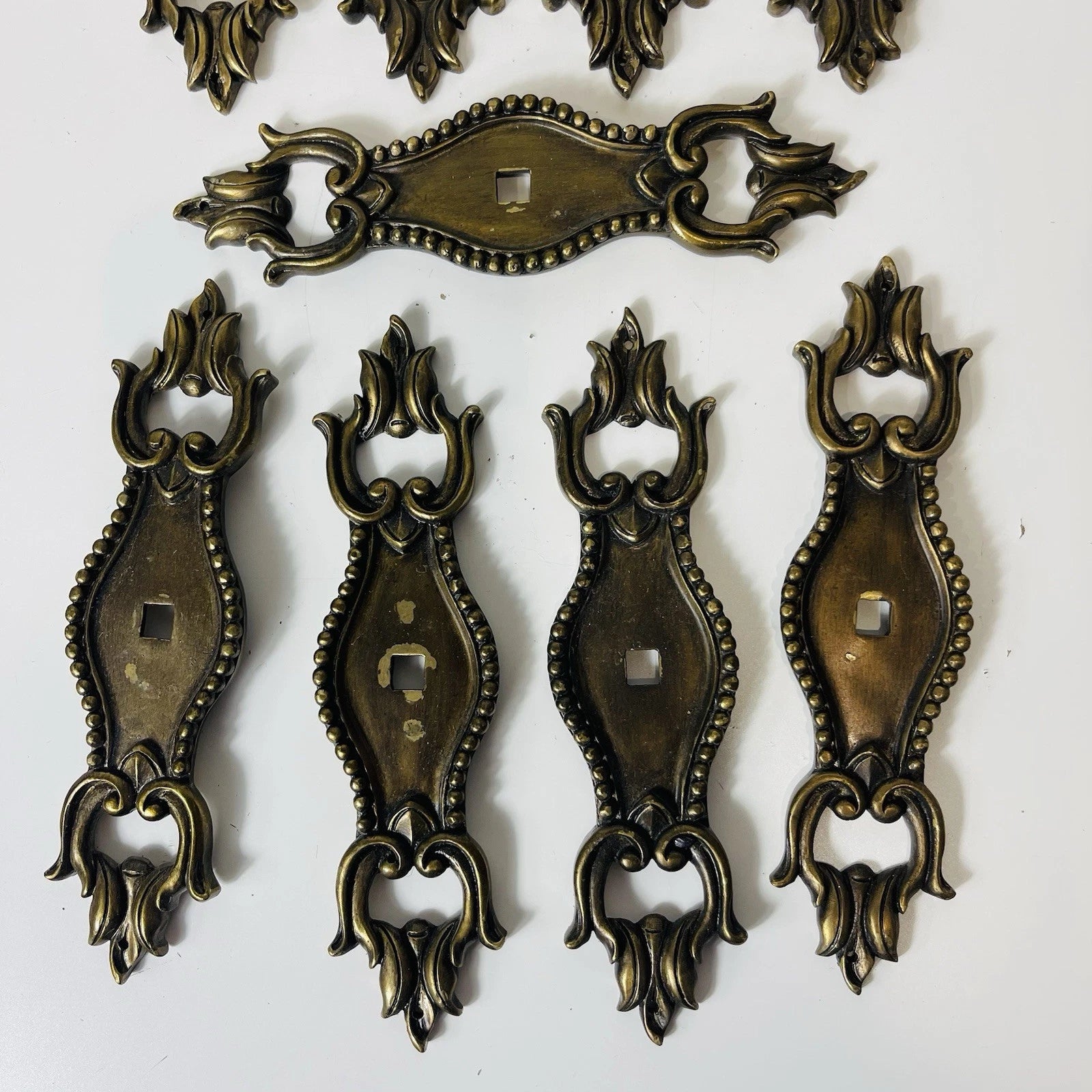 Vintage Brass Door Knob Covers (Set of 9) | Home Decor Accents for Arts & Crafts Enthusiasts