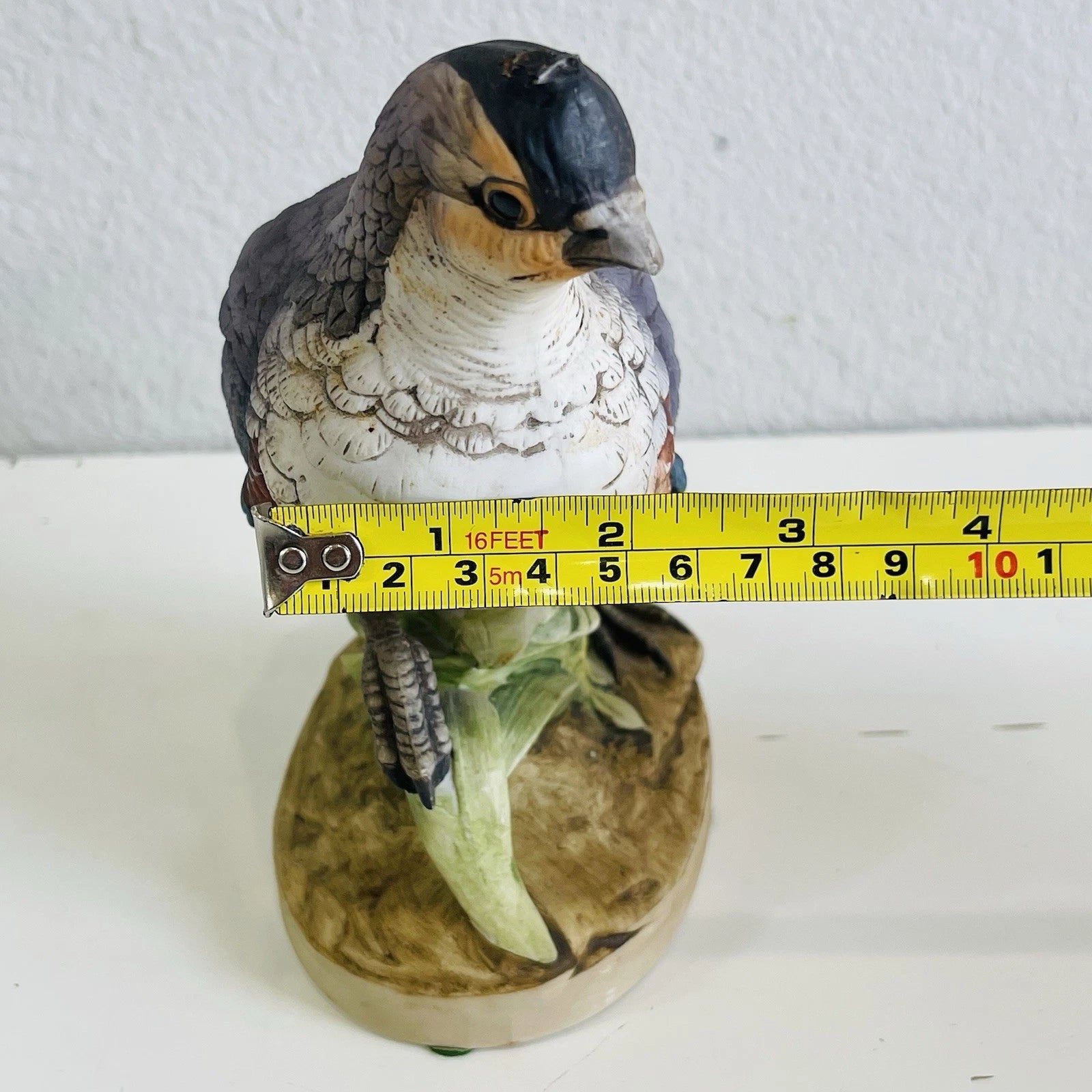 Vintage California Quail Bird Figurine Andrea By Sadek Missing Topknot Decor