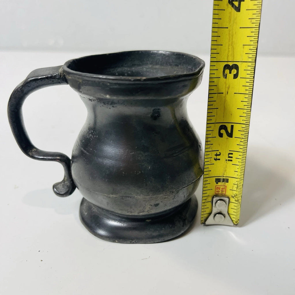 Antique Queen Victoria Suffolk Pewter Half Pint Tankard - Model 368