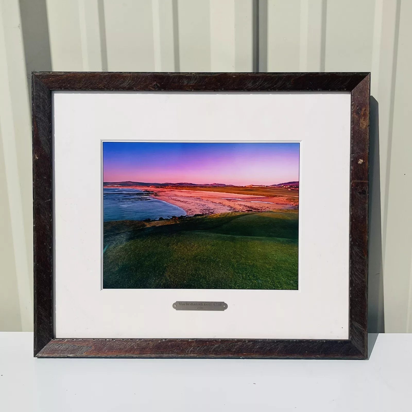 The Machrihanish Golf Club Signed Home Office Decor Accent Wall Art Crafts