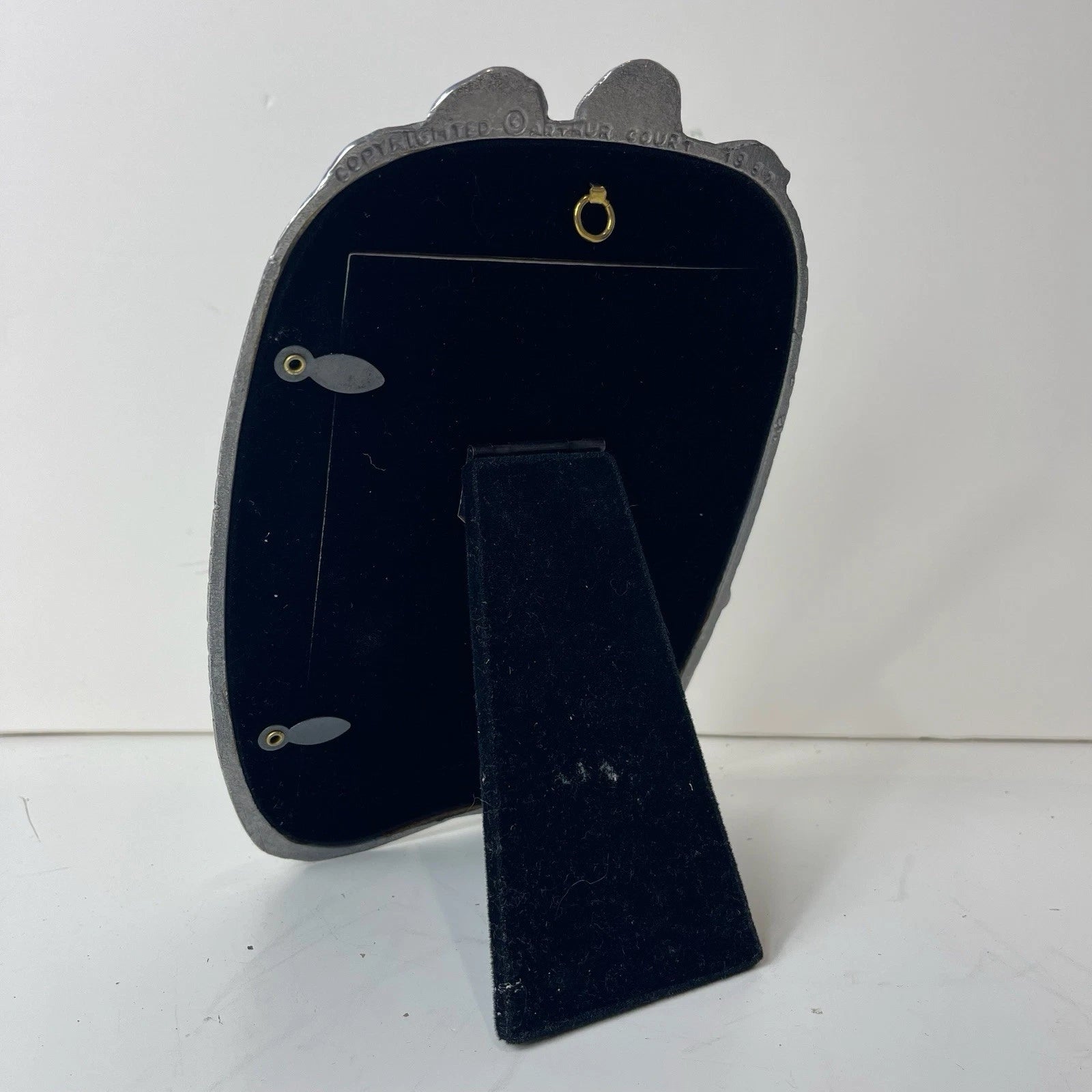 Arthur Court's 1987 Vintage Dog-Themed 5x7 Silver-Tone Picture Frame
